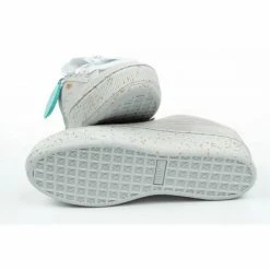 Footwear Puma Womens Vikky Platform Ribbon Shoes - White