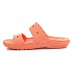 Crocs Womens Classic Sandals - Orange Slides