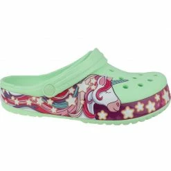 Crocs Kids Fun Lab Unicorn Band Clog - Green