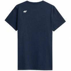 4F Mens Regular T-Shirt - Navy Blue Outdoor Clothing