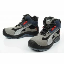 Trainers Puma Mens Mercury High S1P Esd Work Shoes - Black/Gray