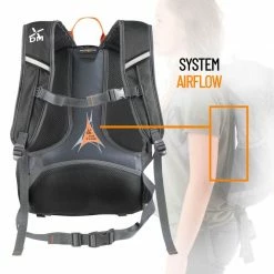 Dutch Hunze Mountains 18 L Hiking Backpack - Black