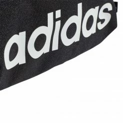 Adidas Unisex Linear Logo Bum Bag - Black Duffle Bags