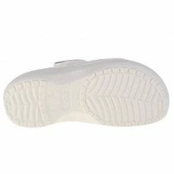 Slides Crocs Womens Classic Platform Clog - White