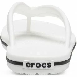 Slides Crocs Womens Crocband Flip-Flops - White