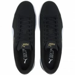Puma Mens Smash V2 Buck Shoes - Black Trainers
