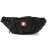SwissBags Vevey Sachet Hip Bag - Black Sports Bags