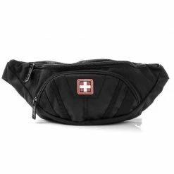 SwissBags Vevey Sachet Hip Bag - Black Sports Bags