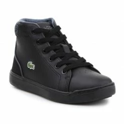 Lacoste Junior Explorateur Lace 317 1 CAC Shoes - Black Footwear