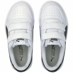 Puma Junior Shuffle V PS Shoes - White/Black Footwear