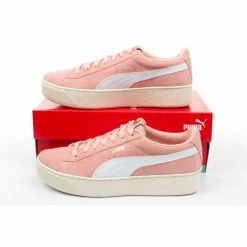 Footwear Puma Womens Vikky Platform SD Shoes - Pink