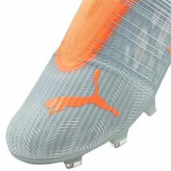 Puma Junior Ultra 3.4 FG / AG Football Boots - Gray/Orange