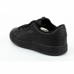 Puma Junior Smash V2 Shoes - Black Footwear