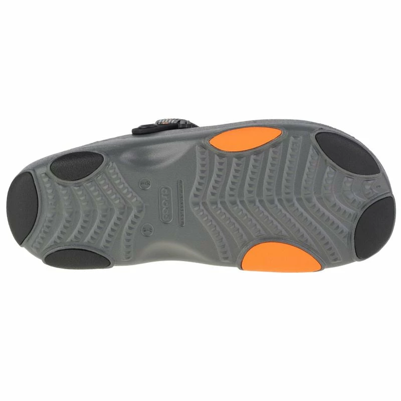 Crocs Mens Classic All-Terrain Sandals - Gray Slides