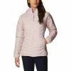 Columbia Womens Powder Lite Hooded Jacket - Pink Outdoor Clothing