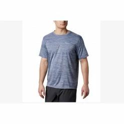 Outdoor Clothing Columbia Mens Zero Rules Short Sleeve Shirt - Blue