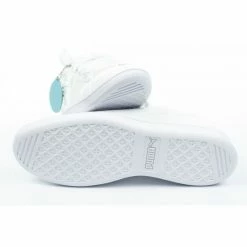 Footwear Puma Womens Vikky Ribbon Shoes - White
