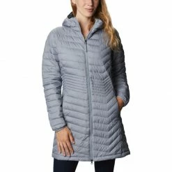 Columbia Womens Powder Lite Mid Jacket - Gray Outdoor Clothing