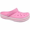 Crocs Womens Crocband Slippers - Pink Slides