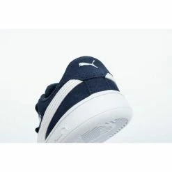Puma Junior Smash V2 Shoes - Navy Blue