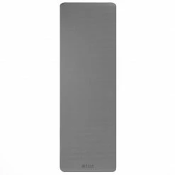 Gaiam 10 Mm Fitness Mat With Strap - Gray Yoga Mats