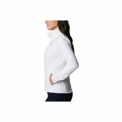 Outdoor Clothing Columbia Womens Roffe Ridge II Full Zip Sweatshirt - White