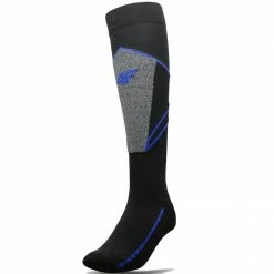 Ski Wear 4F Junior Ski Socks 23S - Gray/Blue