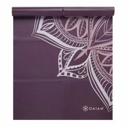 Yoga Mats Gaiam Cranberry Point 2 MM Yoga Mat - Purple