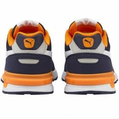 Puma Junior Graviton Shoes - Navy Blue/Orange