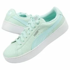 Footwear Puma Womens Vikky Platform Glitz Shoes - Mint