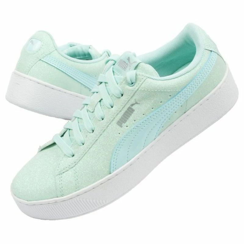 Footwear Puma Womens Vikky Platform Glitz Shoes - Mint
